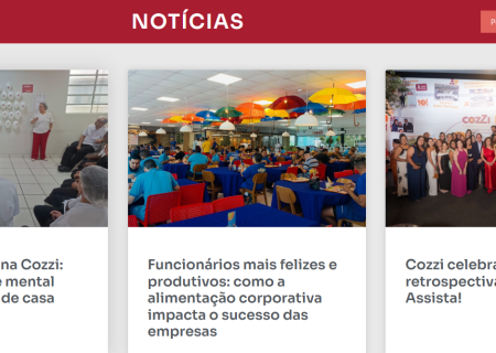 Marketing de Conteúdo: Lead Strategia desenvolve matérias mensais para Cozzi Restaurantes Industriais